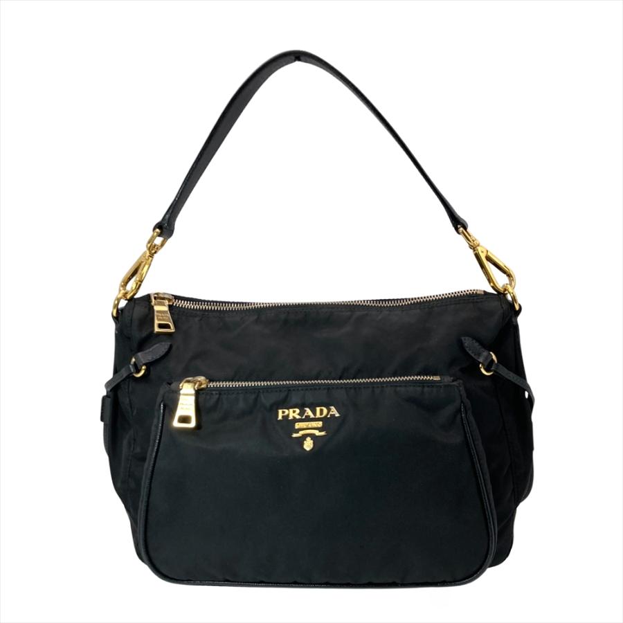PRADA（プラダ） ショルダーバッグ 2WAY ナイロン BR4080 ブラック 