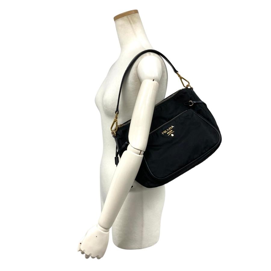 PRADA（プラダ） ショルダーバッグ 2WAY ナイロン BR4080 ブラック