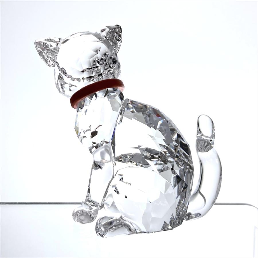 SWAROVSKI（スワロフスキー） ネコ オブジェ 置物 1193526 クリア