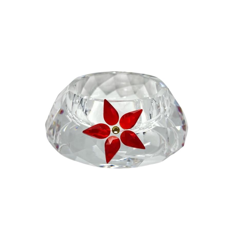 スワロフスキー　キャンドルフォルダー SWAROVSKI（スワロフスキー） ポインセチア ティーライト キャンドル