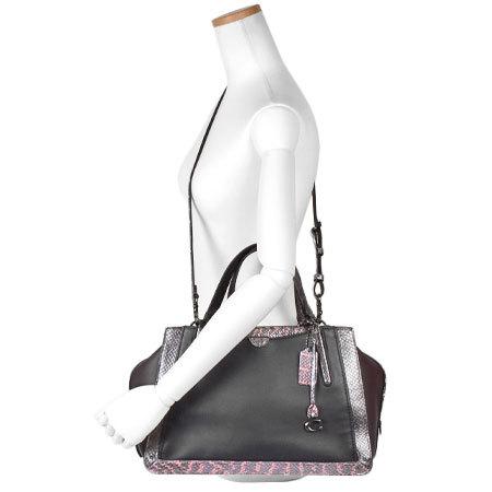 ★極美品★COACH 2way ショルダーバッグドリーマーパイソン ハンドバッグ COACH コーチ ドリーマー36 ショルダーストラップ付 2WAY