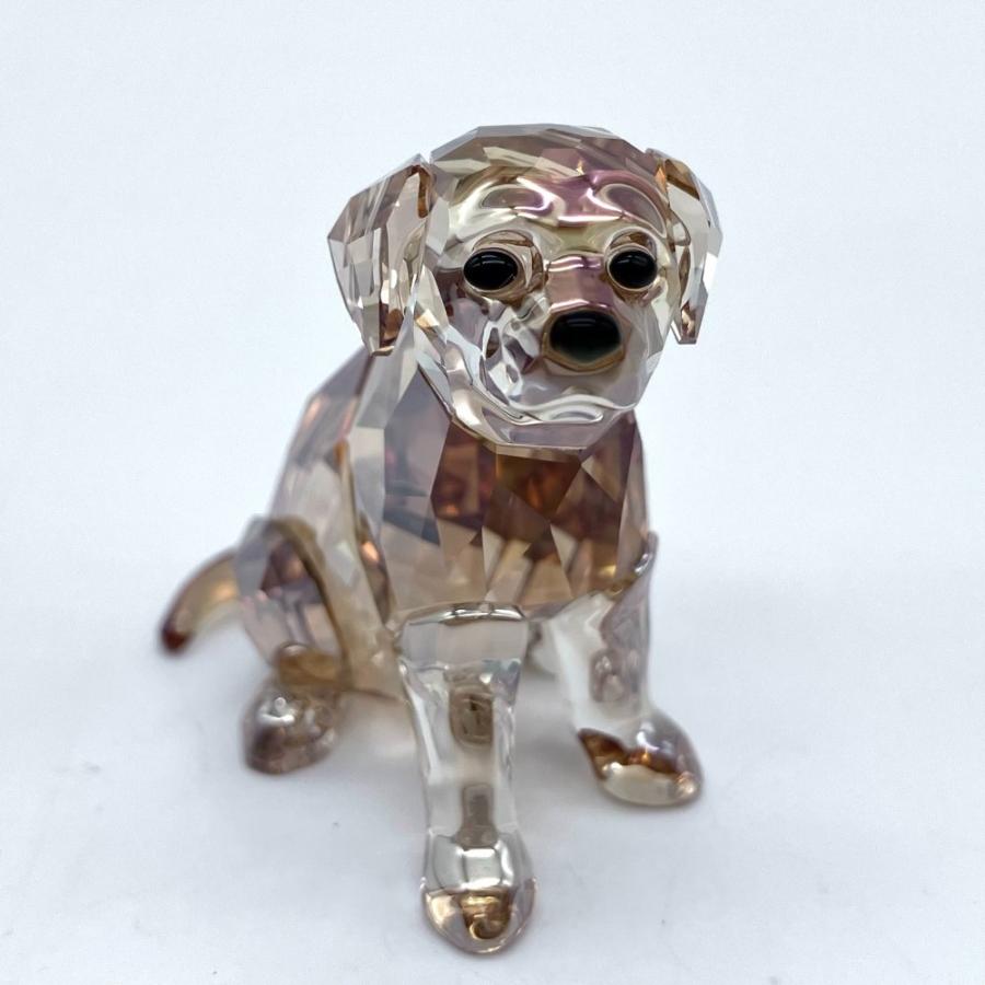 SWAROVSKI（スワロフスキー） ゴールデンレトリバー おすわり オブジェ