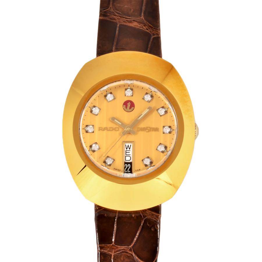 カットガラス無傷　ラドー 　ダイヤスター　メンズ腕時計　自動巻　デイデイト RADO ラドー ダイヤスター カットガラス デイト メンズ 腕時計