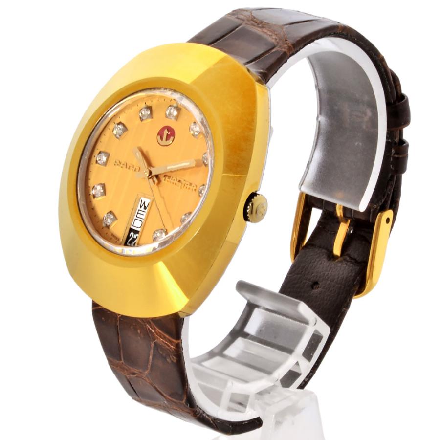 カットガラス無傷　ラドー 　ダイヤスター　メンズ腕時計　自動巻　デイデイト RADO ラドー ダイヤスター デイデイト 腕時計 自動巻 ゴールド