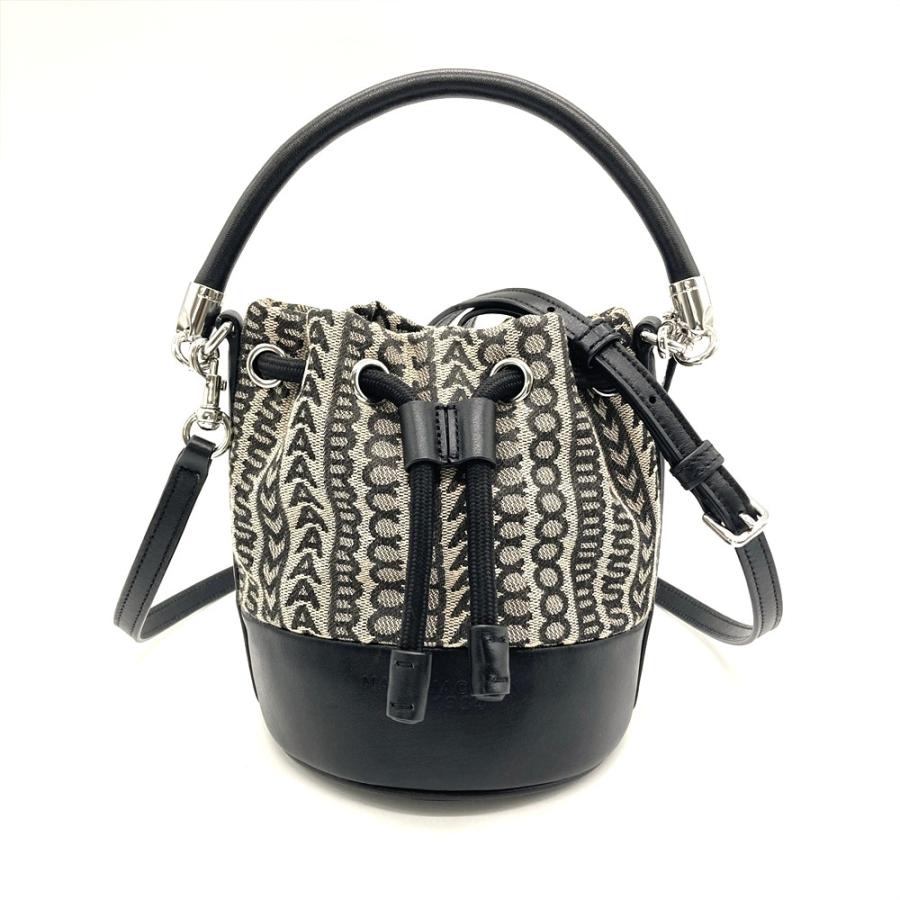 MARC JACOBS ザ モノグラム ジャカード マイクロ バケットバッグ マークジェイコブス MARC JACOBS ザ モノグラム ジャカード マイクロ