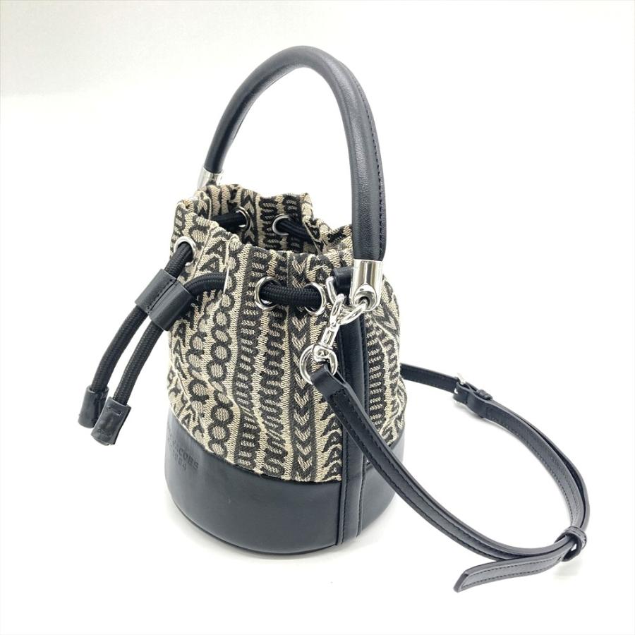 MARC JACOBS ザ モノグラム ジャカード マイクロ バケットバッグ マークジェイコブス MARC JACOBS ザ モノグラム ジャカード マイクロ