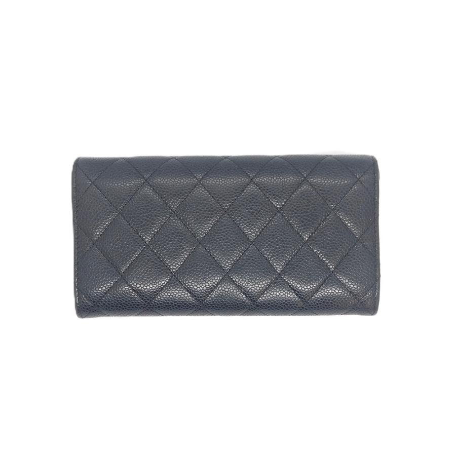 CHANEL（シャネル） マトラッセ 長財布 キャビアスキン A50096