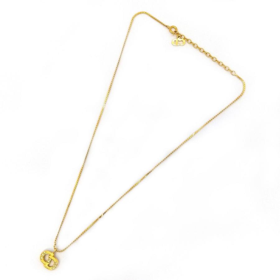 クリスチャンディオール Christian Dior CD ロゴ ネックレス