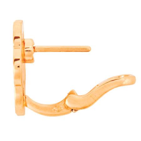 CHANEL シャネル カメリア ダイヤモンド ピアス K18PG J10805