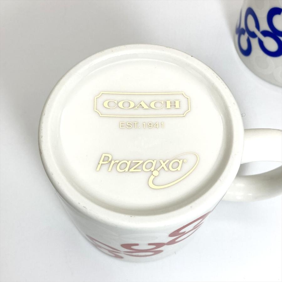 コーチマグカップ COACH/コーチ ペアマグカップ （スモール） 名入れ彫刻代込み