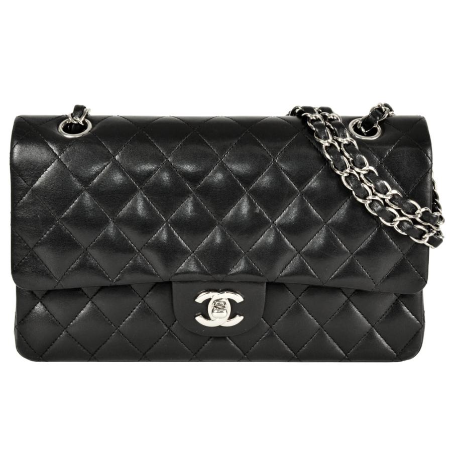 美品 CHANEL シャネル ココマーク マトラッセ ラムスキン チェーン ショルダー バッグ ブラック a3581 CHANEL - 美品 CHANEL シャネル ココマーク マトラッセ ラムスキン