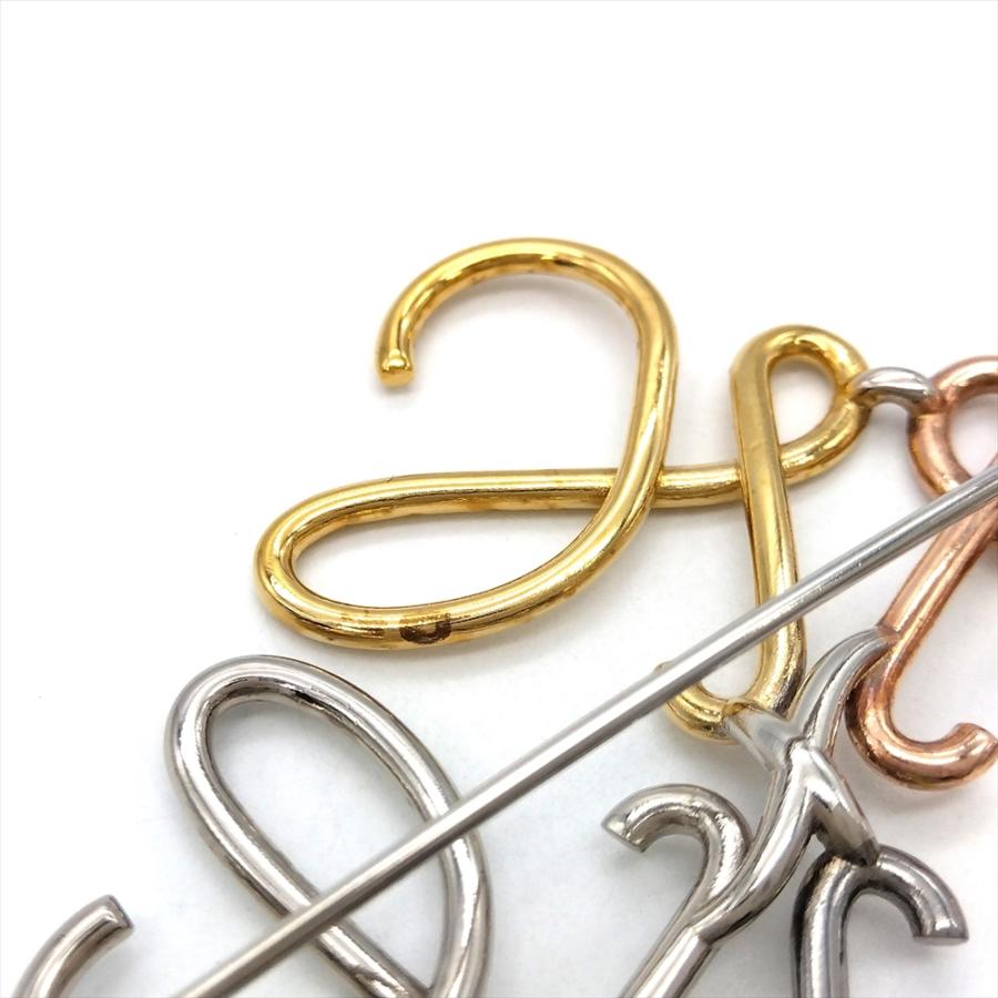 LOEWE ロエベ アナグラム ANAGRAM BROOCH ブローチ マルチカラー LOEWE ロエベ アナグラム ANAGRAM BROOCH ブローチ マルチカラー