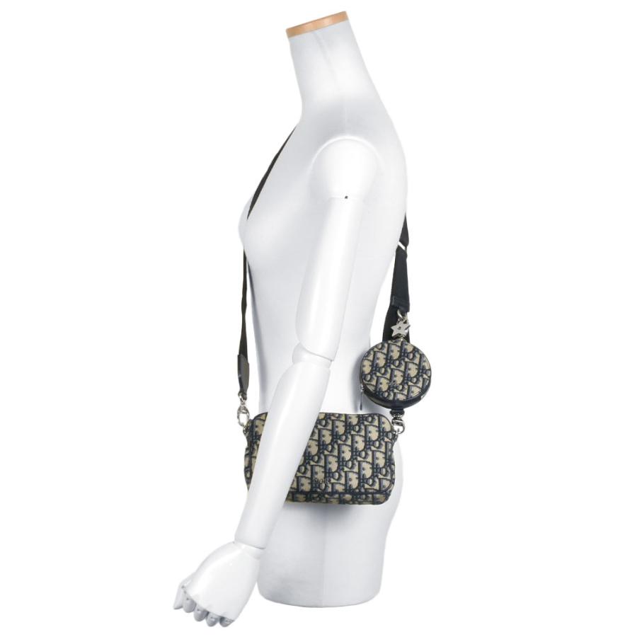 ディオール Dior オブリーク ボディバッグ キャンバス 29-BO-0271