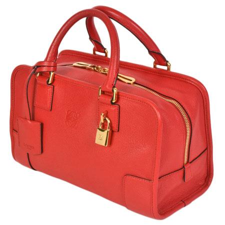 LOEWE ロエベ アマソナ28 アナグラム ハンドバッグ カデナ付き