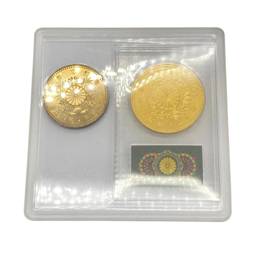 天皇陛下 御即位記念 貨幣セット 10万円金貨 500円白銅貨 純金 30g