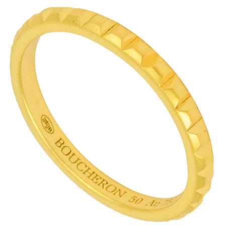 ブシュロン BOUCHERON キャトル クルドパリ リング スモール K18YG #50 