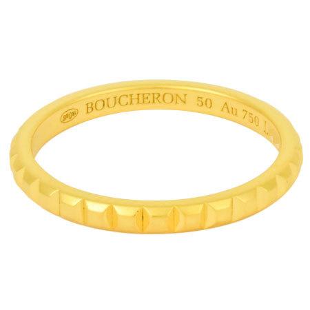 BOUCHERON（ブシュロン） キャトル クルドパリ リング スモール K18YG