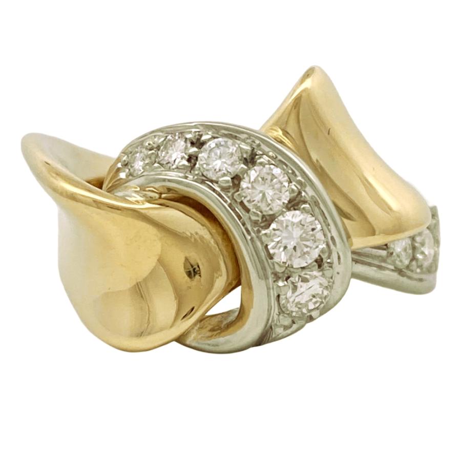 DAMIANI（ダミアーニ） リボン リング 指輪 ダイヤモンド 0.40ct 約 