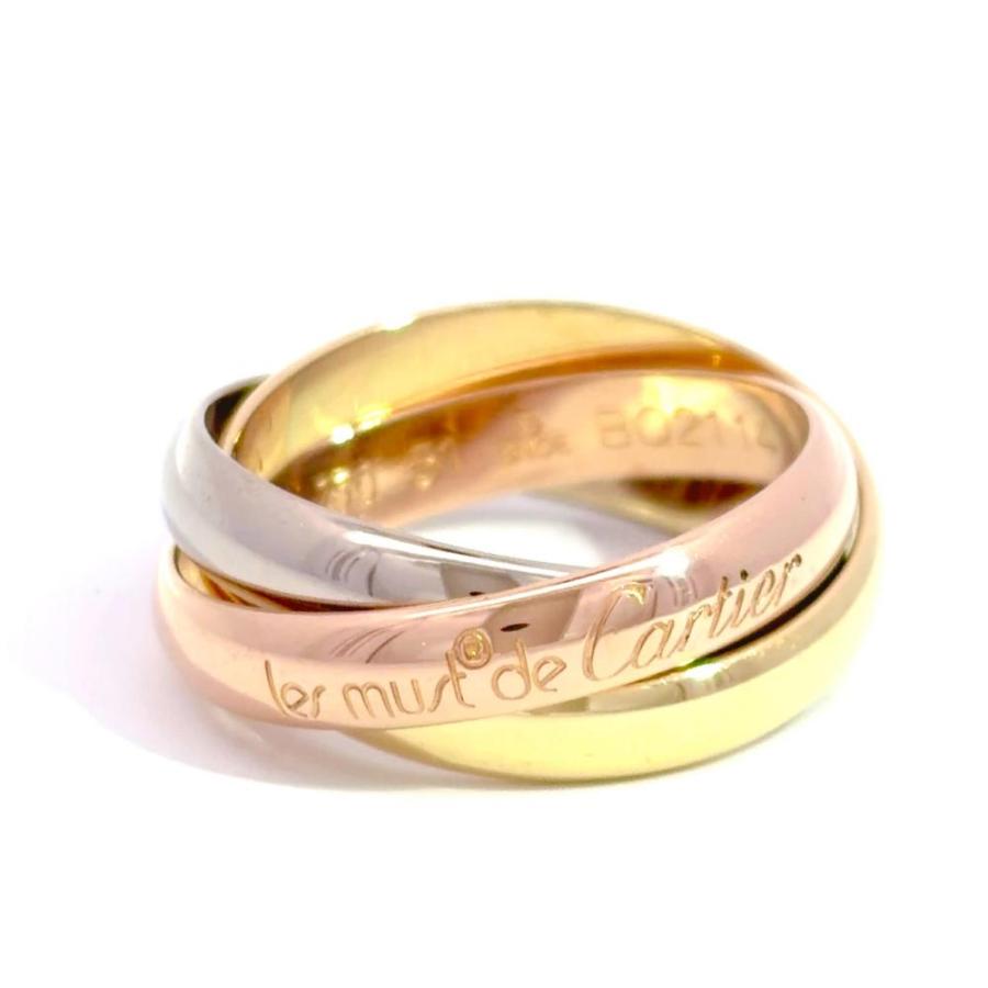 ◎ Cartier トリニティリング #51 ◎ TRINITY（Cartier） カルティエ Cartier トリニティMM リング 指輪 #51