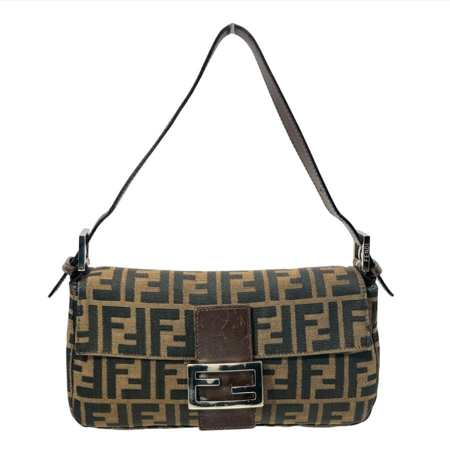 FENDI（フェンディ）ズッカ柄 マンマバケットショルダーバッグ FENDI（フェンディ） ズッカ柄 マンマバケット ショルダーバッグ