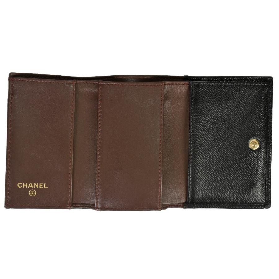 CHANEL シャネル マトラッセ ココマーク 小銭入付 Wホック 三 CHANEL シャネル マトラッセ ココマーク 小銭入付 Wホック 三