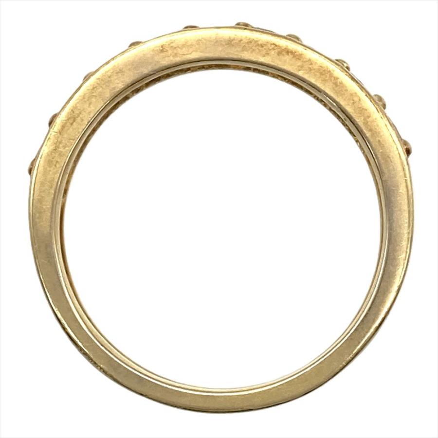 【STAR JEWELRY】K10PG ハーフエタニティ リング スタージュエリー STAR JEWELRY ハーフ エタニティ リング 指輪 約6号