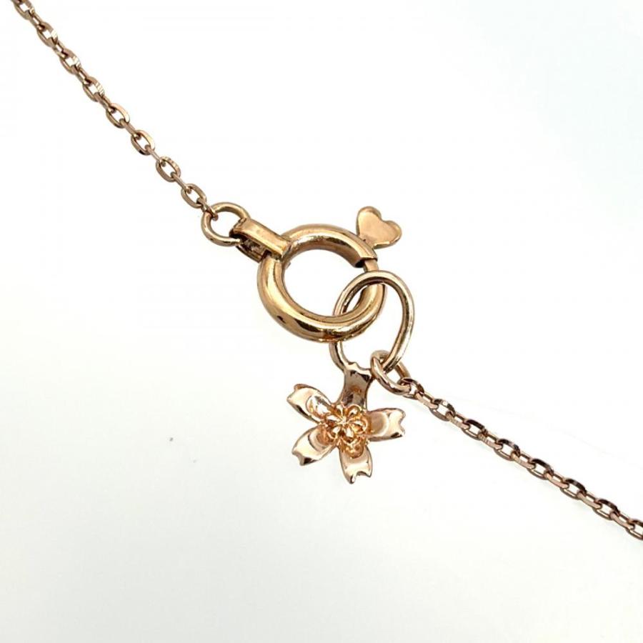 スタージュエリー STAR JEWELRY 桜 花びら ネックレス ムーンストーン