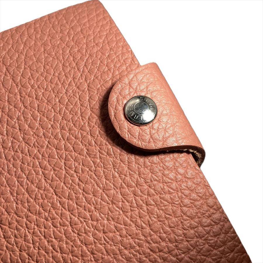 HERMES（エルメス） ユリス ミニ 手帳カバー トゴ □Q刻印 ピンク