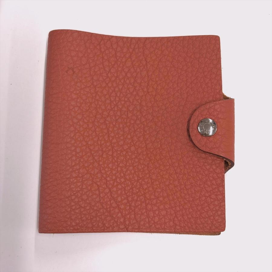 美品✨エルメス　ユリス　ノートブックカバー　トゴレザー　ミニ　ピンク HERMES（エルメス） ユリス ミニ 手帳カバー トゴ □Q刻印 ピンク