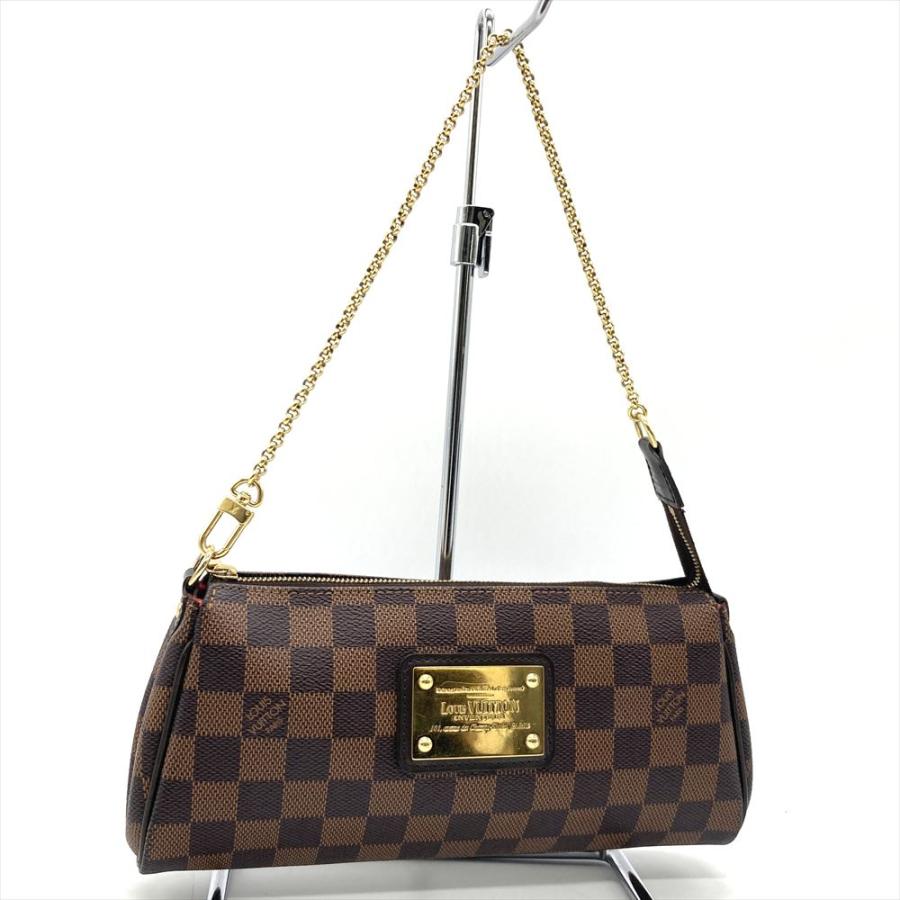 ルイ・ヴィトン LOUIS VUITTON エヴァ N55213 ブラウン ダミエ・エベヌ レディース ショルダーバッグ ルイ・ヴィトン LOUIS VUITTON エヴァ N55213 ブラウン ダミエ・エベヌ