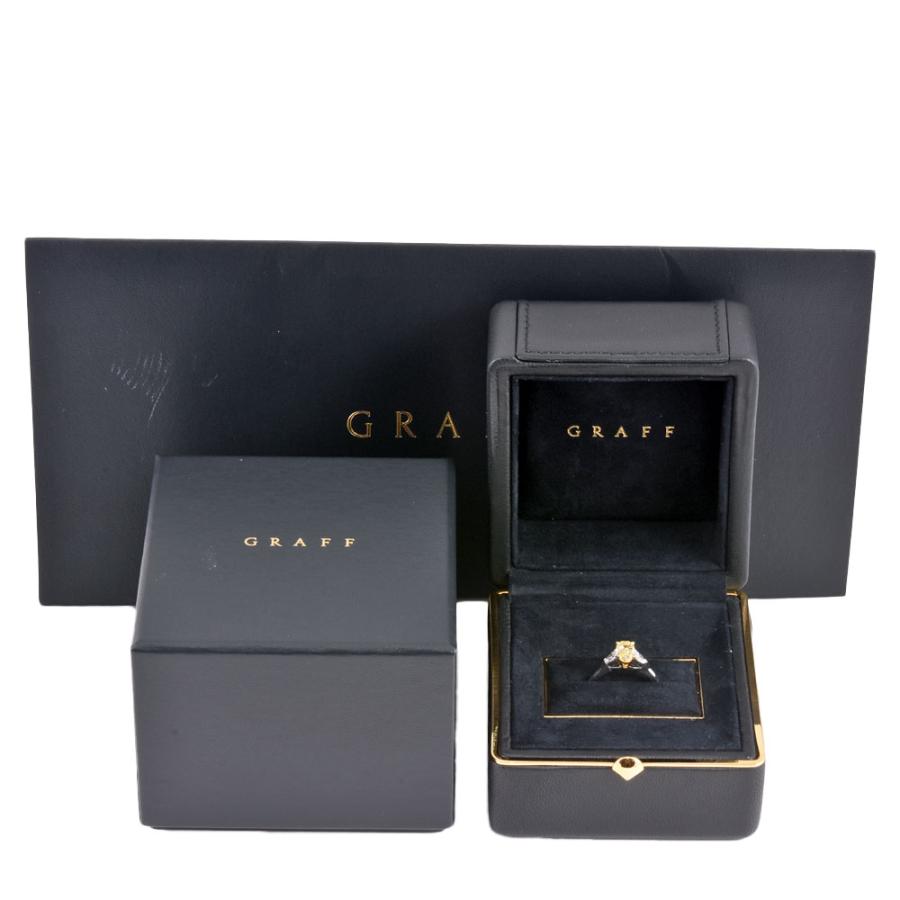 グラフ GRAFF プロミス リング 指輪 イエローダイヤモンド 1.06ct 約10