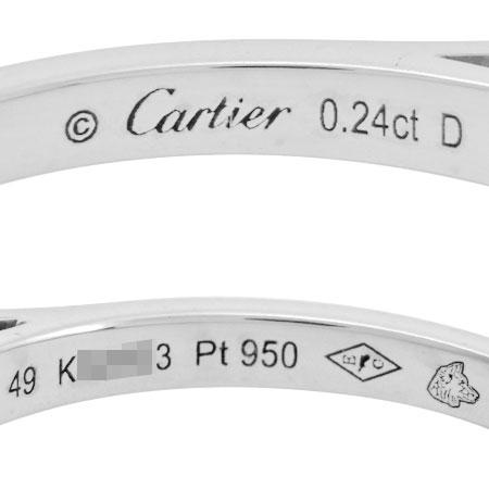 Cartier　カルティエ　1895　ソリテールリング　ダイヤ0.24ct Cartier（カルティエ） Cartier 1895 ダイヤモンド 0.24ct(F/VVS1/EX