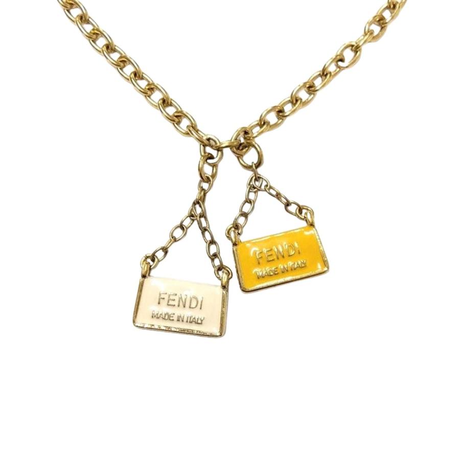 FENDI（フェンディ） マンマバケット バッグチャーム ネックレス GPg 