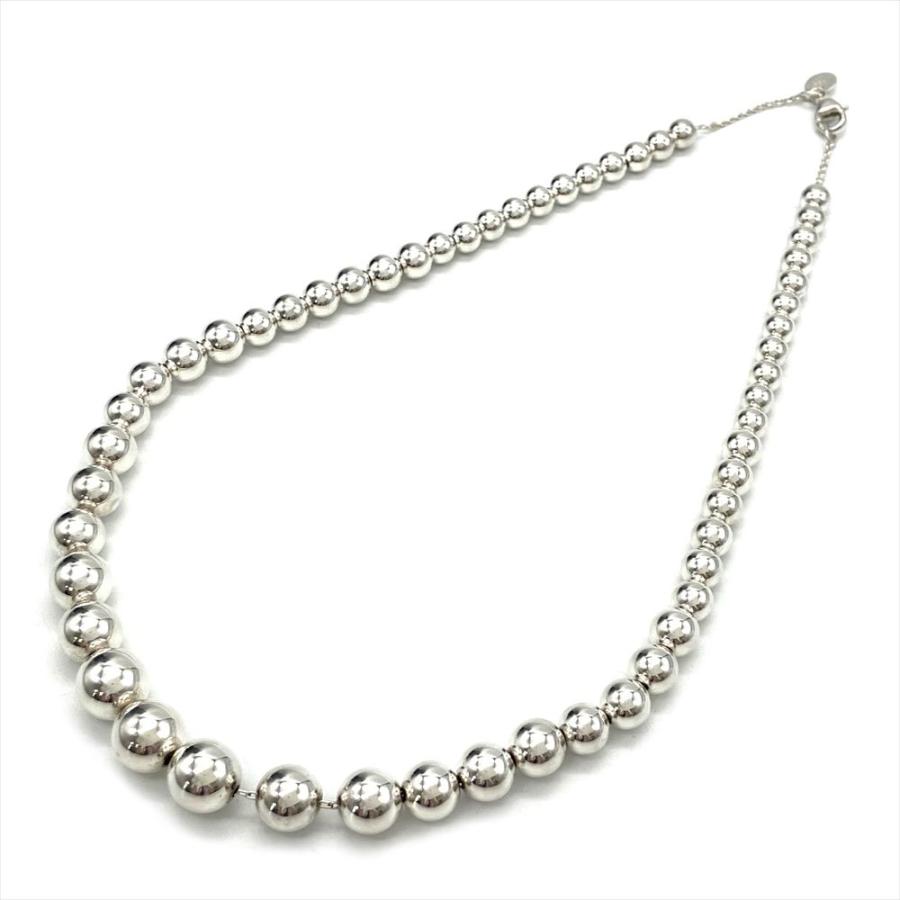 【美品】ティファニー ハードウェア グラジュエイテッド ボール ネックレス Tiffany HardWear ティファニー Tiffany&Co. ハードウェア グラジュエ