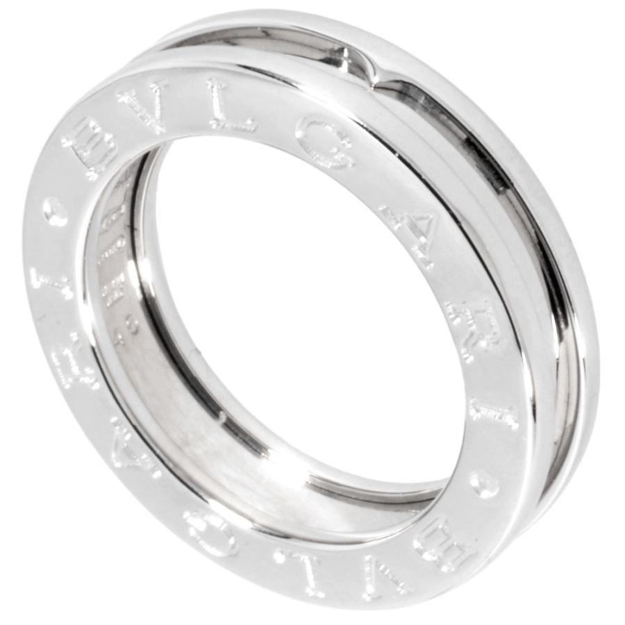 BVLGARI（ブルガリ） ビーゼロワン 1バンド リング 指輪 #46 K18WG 6.3