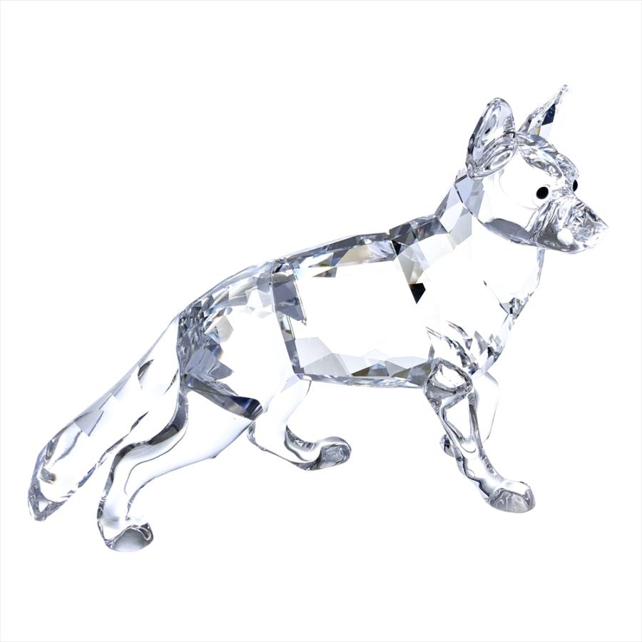 スワロフスキー ジャーマン　シェパード　オブジェ 置物 SWAROVSKI（スワロフスキー） ジャーマンシェパード オブジェ 置物