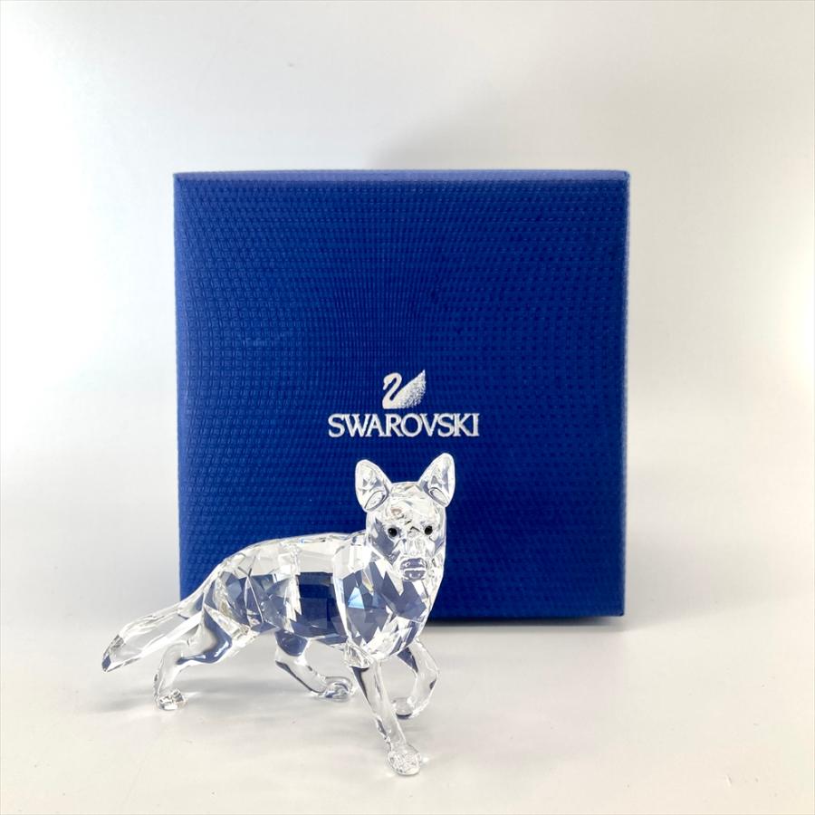 SWAROVSKI（スワロフスキー） ジャーマンシェパード オブジェ 置物