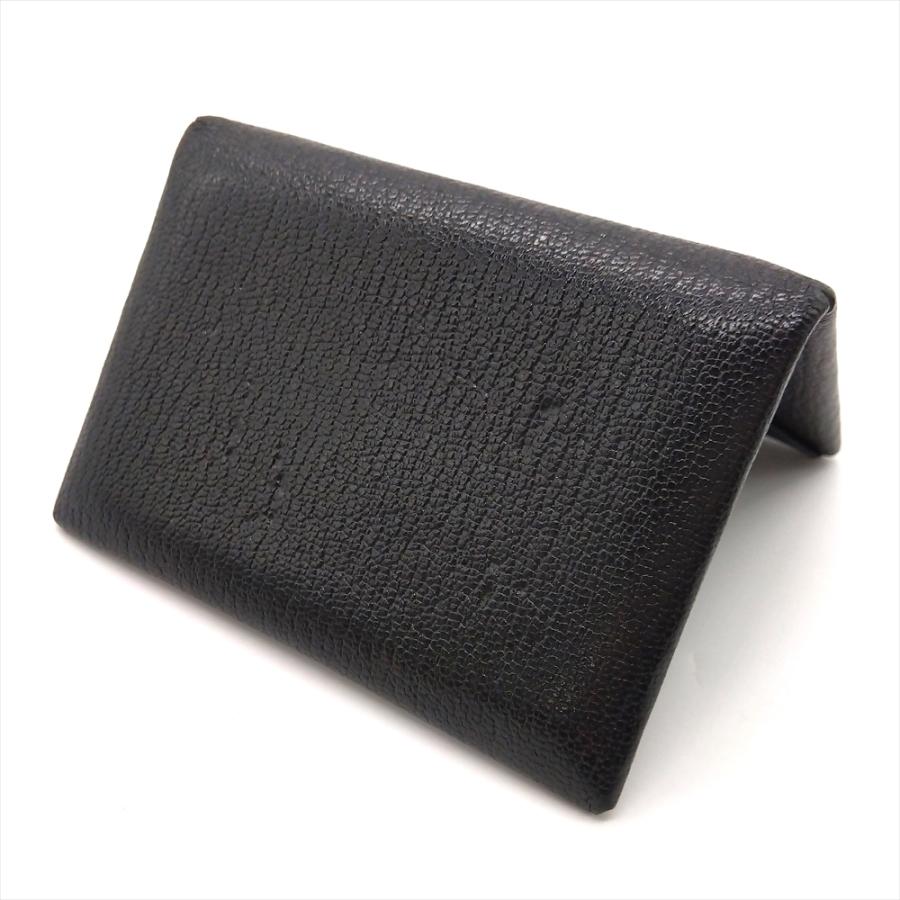 HERMES エルメス カルヴィ カードケース シェーブル Z刻印 ブラック