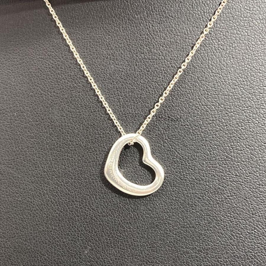 Tiffany シルバー オープンハート ネックレス リング 2点 Elsa Peretti ティファニー Tiffany&Co. オープンハート ネックレス