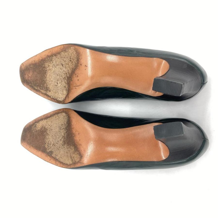 Bally（バリー） パンプス レザー グリーン : ゴールドプラザ ヤフー店