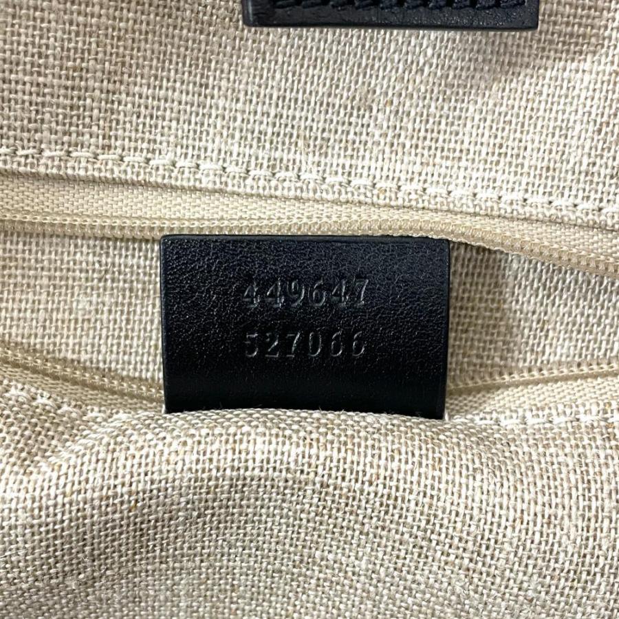 GUCCI（グッチ） トートバッグ グッチシマ 449647 ブラック : ゴールド