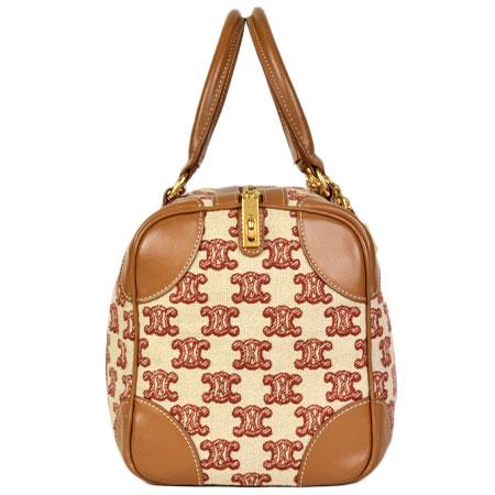 CELINE セリーヌ スモール ボストンバッグ カーフスキン CELINE セリーヌ スモール ボストンバッグ カーフスキン