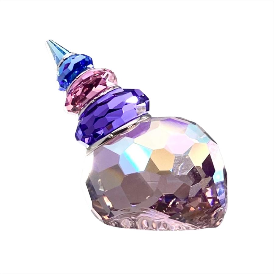 SWAROVSKI（スワロフスキー） 巻貝 CORUNNA BLUE VIOLET オブジェ 置物