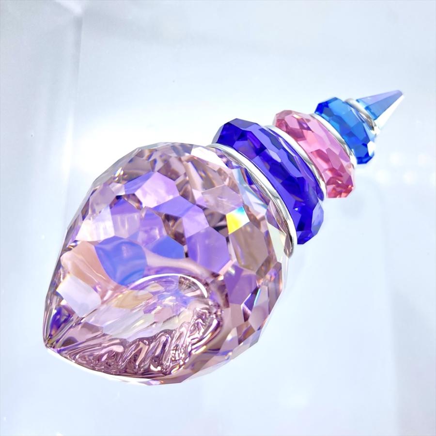 SWAROVSKI（スワロフスキー） 巻貝 CORUNNA BLUE VIOLET オブジェ 置物