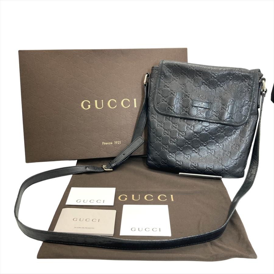 GUCCI（グッチ） グッチシマ ショルダーバッグ シマレザー 223666