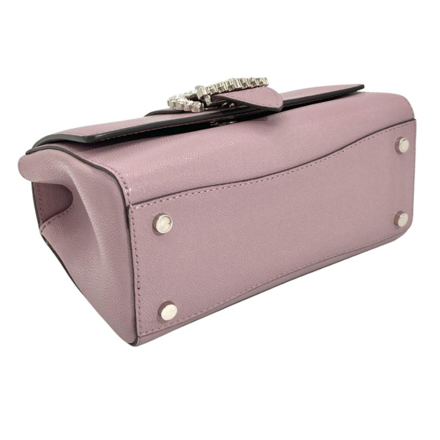 ◾︎美品◾︎ ジミーチュウ ハンドバッグ マデリン Cheri ビジュー レザー ジミーチュウ JIMMY CHOO Cheri シェリ ミニ ショルダーバッグ