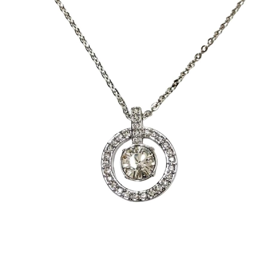 SWAROVSKI（スワロフスキー） サークル ラベンダー ネックレス ライン