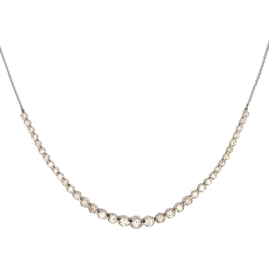 美品　Gradation Plating ネックレス　グラデーション ダイヤモンド グラデーション テニス ネックレス 2.00ct Pt850 7.4g