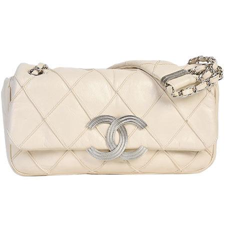 CHANEL シャネル ビコローレ ココマーク チェーンショルダーバッグ  