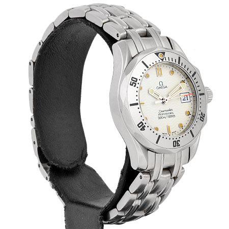 OMEGA（オメガ） シーマスター 300m SS レディース 時計 クォーツ 白